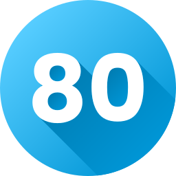 80 Ícone