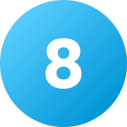숫자 8 icon