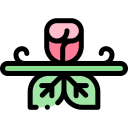 diseño floral icono