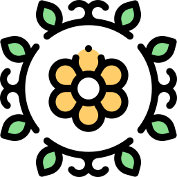 kwiatowy wzór ikona