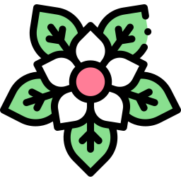 diseño floral icono