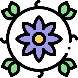 Цветочный дизайн иконка