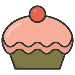 petit gâteau Icône