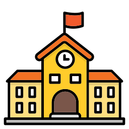 pupitre de escuela icono