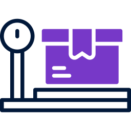 Weight scale icon