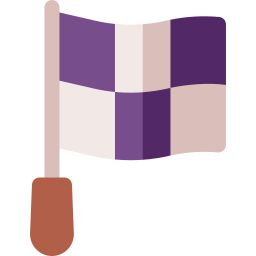 bandera de meta icono