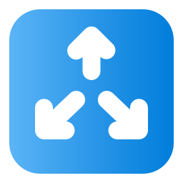 Three arrows icon