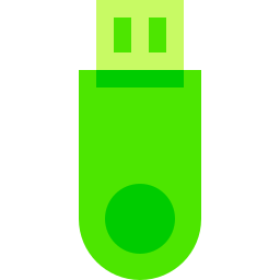 unidad flash icono