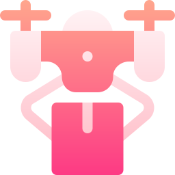 Drone delivery icon