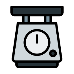 Weight scale icon