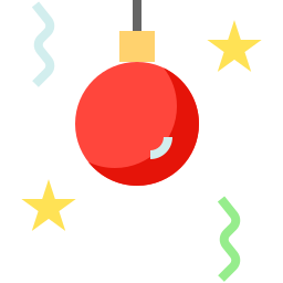 Confetti ball icon