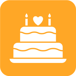 Wedding cake icon