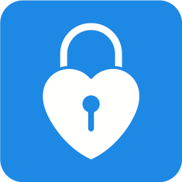 Heart lock icon