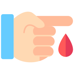 Blood test icon