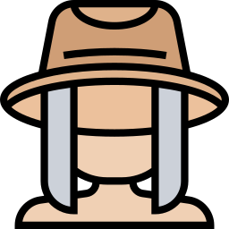 Fishing hat icon