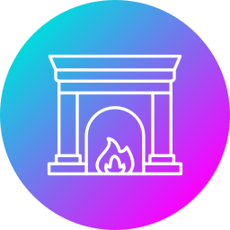 Fireplace icon