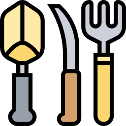 outils de jardinage Icône