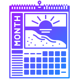 Настенный календарь иконка