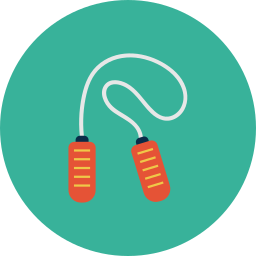 Jumping rope icon