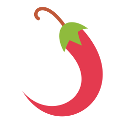 zielona papryczka chilli ikona