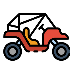 Buggy car icon