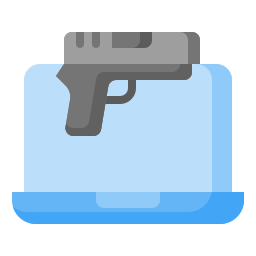 Online robbery icon