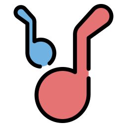 Musical notes icon