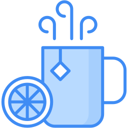 Lemon tea icon