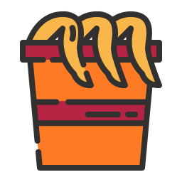 Chicken bucket icon