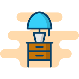 Table lamp icon