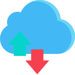 transferencia de datos icono