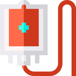 Blood bag icon