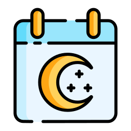 月のカレンダー icon