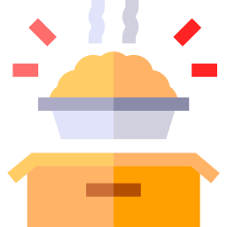 pudełko z jedzeniem ikona
