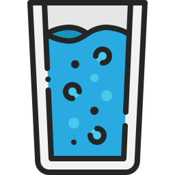 Glass of water icon