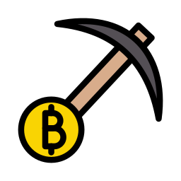 estrazione di bitcoin icona