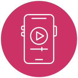 Mobile video icon