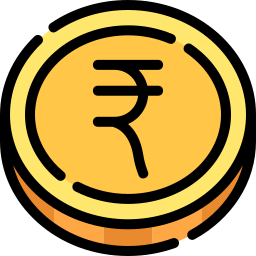 Indian rupee icon