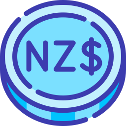 новозеландский доллар иконка