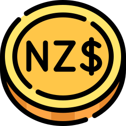 новозеландский доллар иконка