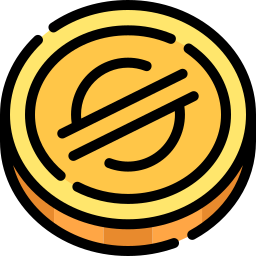 Stellar coin icon