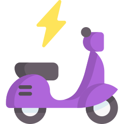 elektrische scooter icoon