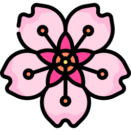 flor de cerezo icono