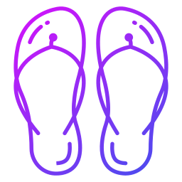 Flip flops icon