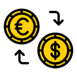 Currency exchange icon