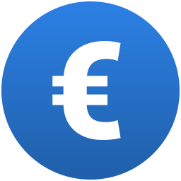 signe euro Icône