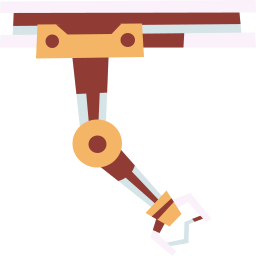 bras robotique Icône