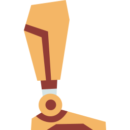 Robot leg icon