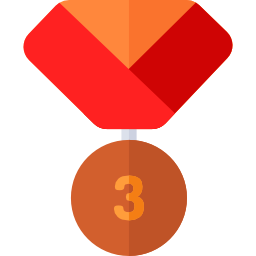 médaille de bronze Icône