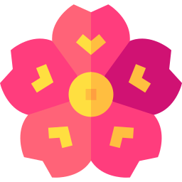 kwiat wiśni ikona